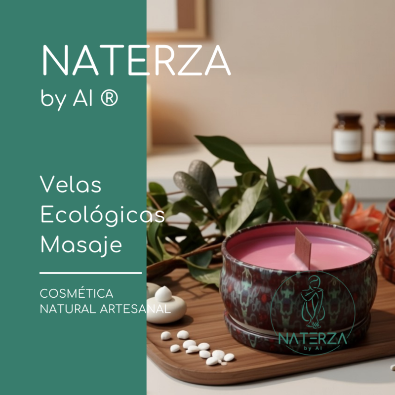 Set 3 Velas Ecológicas Masaje (2.5 oz)